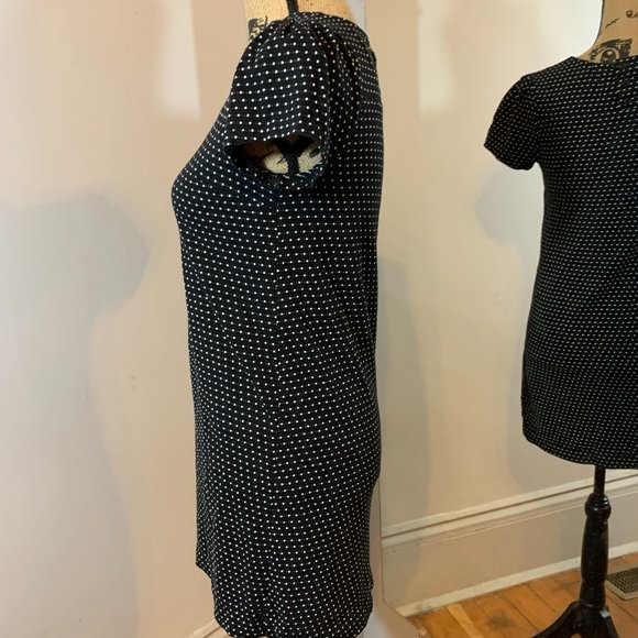 Maeve Black/White Dot Dress - Picture 3 of 7